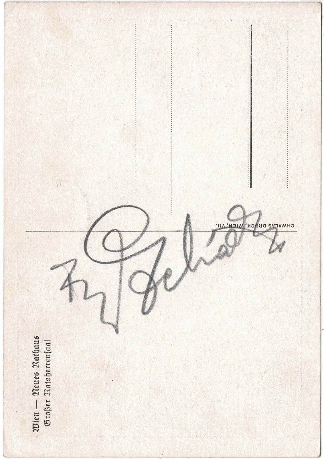 Autograph Franz Lehár – Legendary Operetta Composer – Card & Portrait + CoA, изображение 2