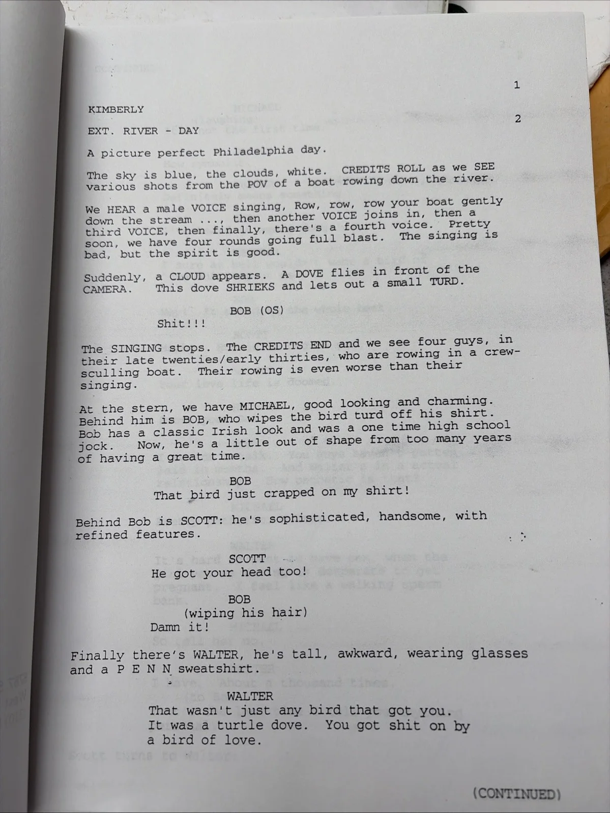 9 Vintage Script/screenplays Hollywood & Part Book Manuscripts 1984-2002, image 3