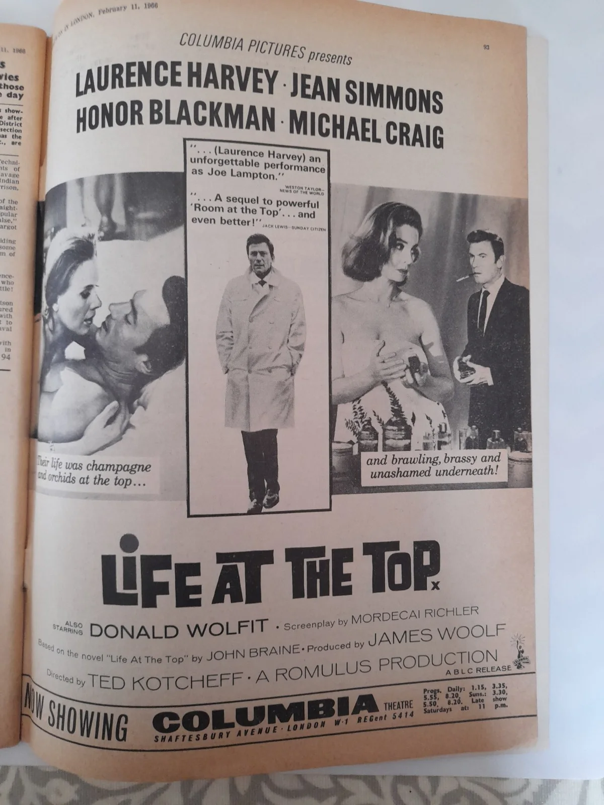 What's On In London 'Bunny Lake is Missing' February 1966, изображение 5