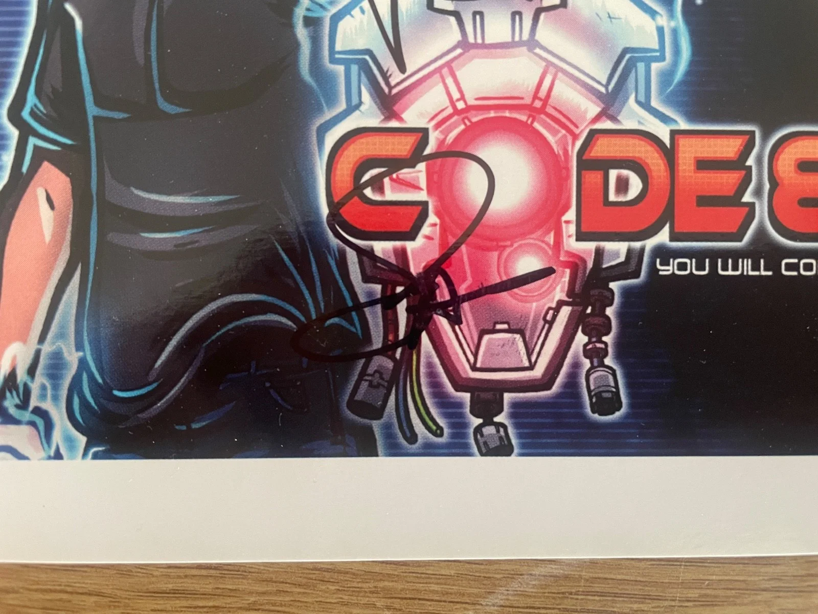 Code 8 Movie Signed Postcode - Stephen & Robbie Amell, image 2
