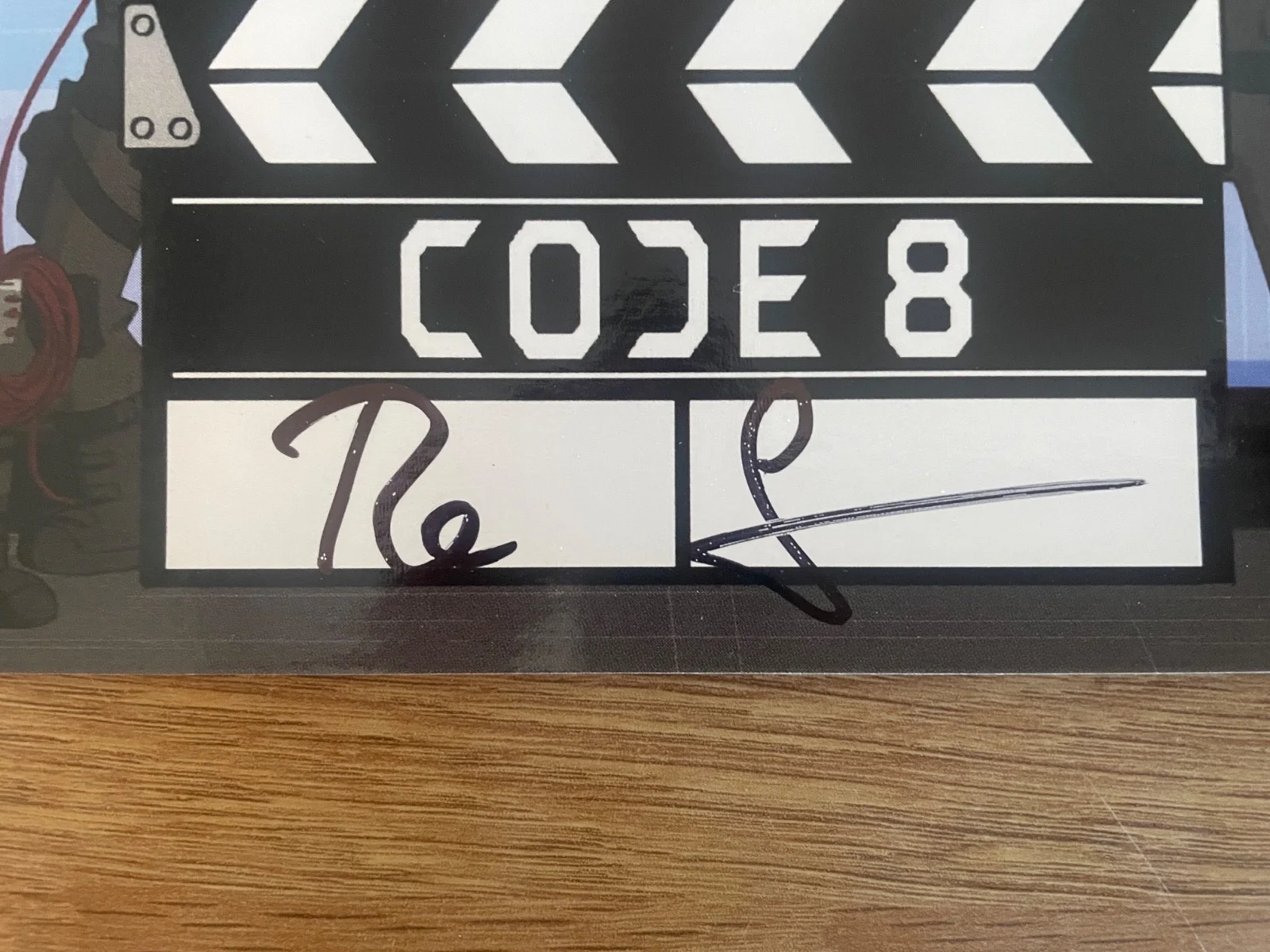 Code 8 Movie Signed Postcode - Stephen & Robbie Amell, image 2