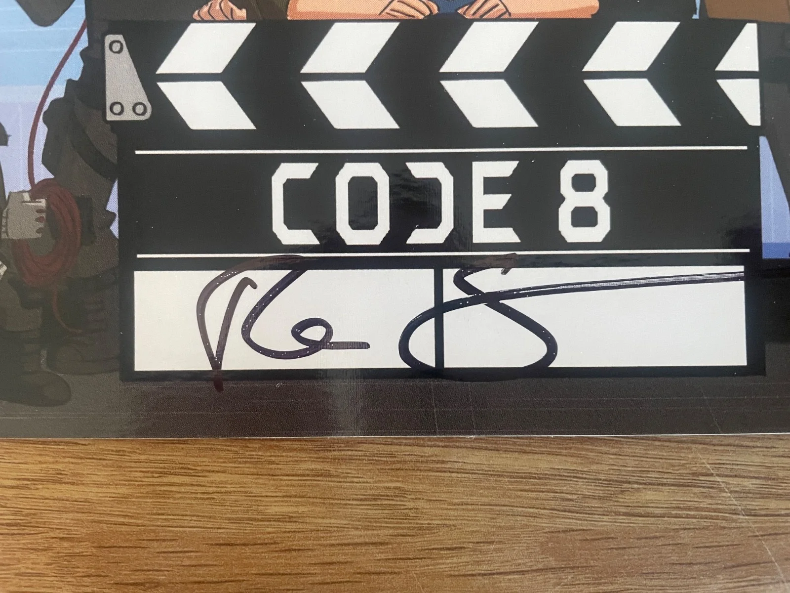 Code 8 Movie Signed Postcode - Stephen & Robbie Amell, image 2