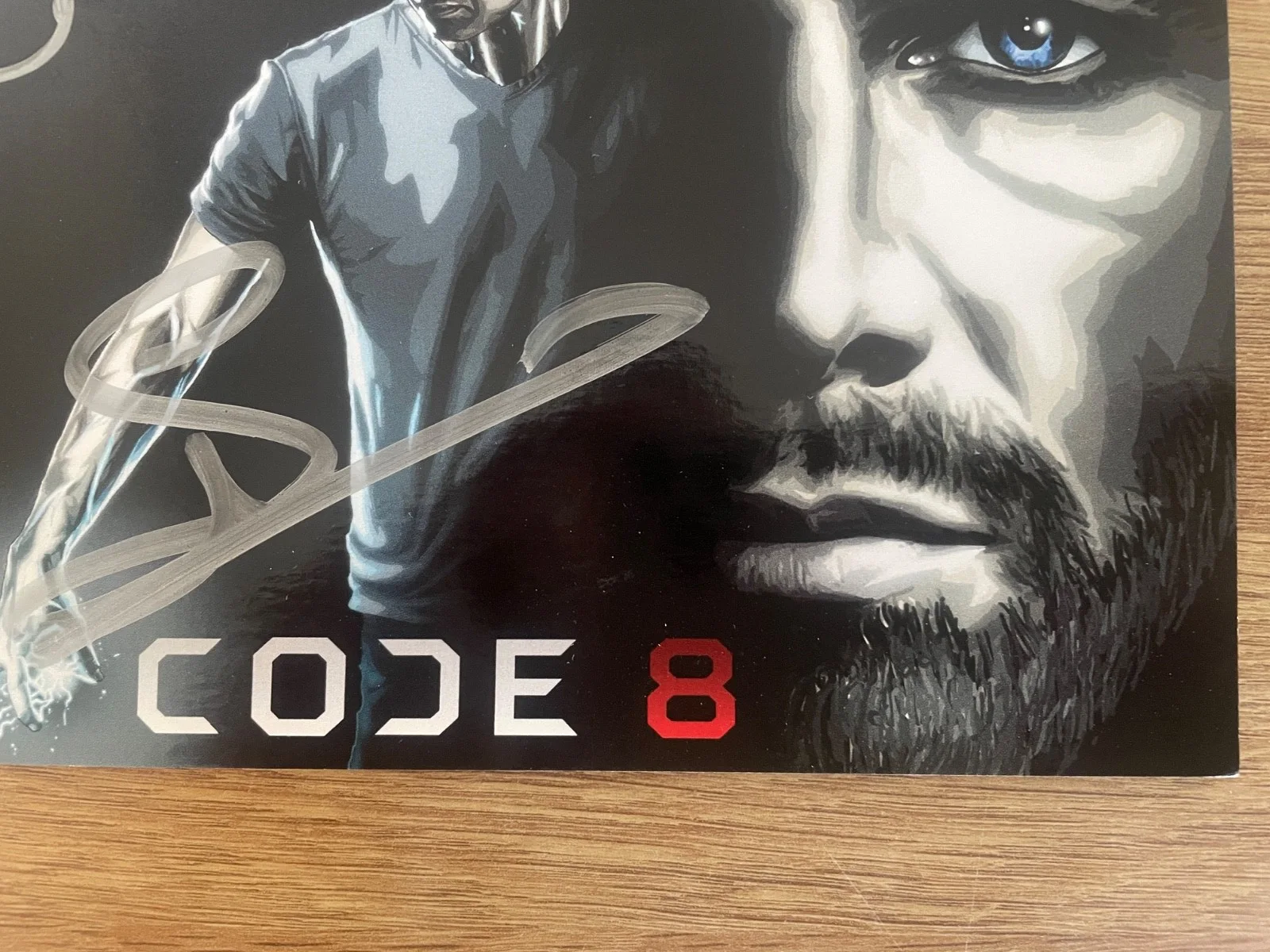 Code 8 Movie Signed Postcode - Stephen & Robbie Amell, image 2