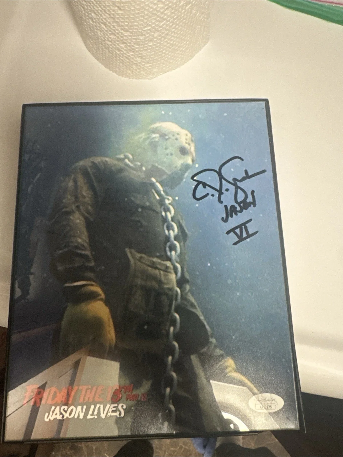 CJ Graham Autographed 8x10 Photo Jason VOORHEES FRIDAY THE 13th Part 6, изображение 3