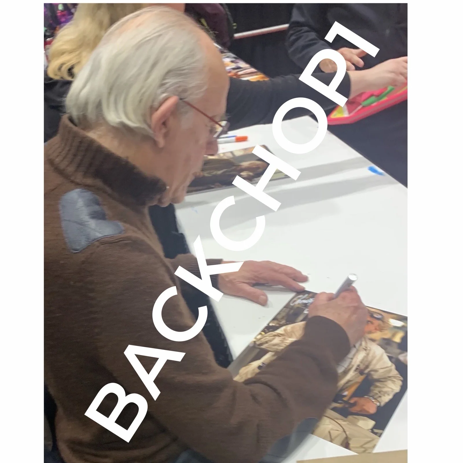RARE! Christopher Lloyd Signed Back To The Future 3 11x14 Doc Brown! EXACT PROOF, image 2
