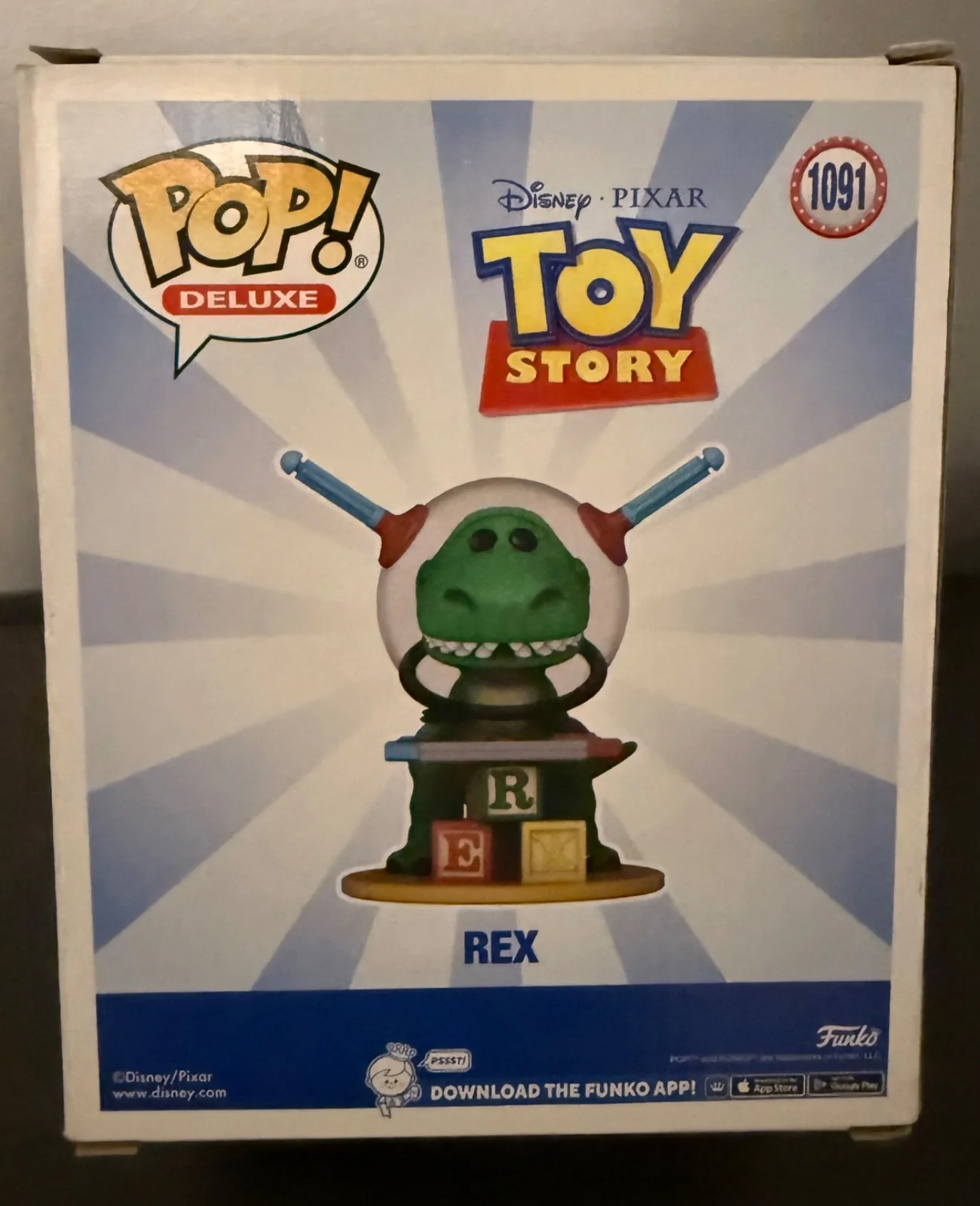 Wallace Shawn — Wallace Shawn signed Rex Toy Story Funko Pop, изображение 4