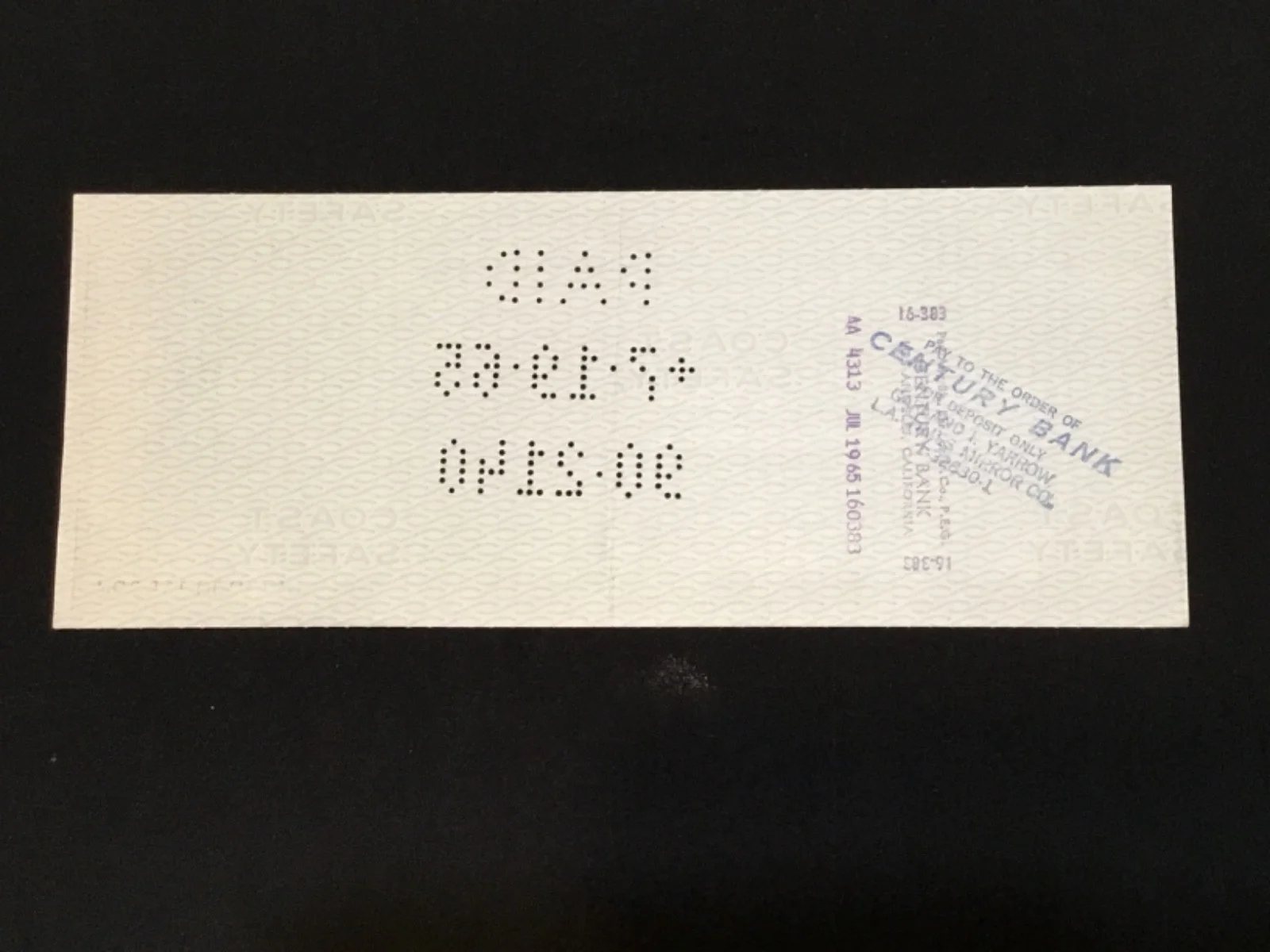 Billy Jack Actor Tom Laughlin 1965 Signed Document, image 3