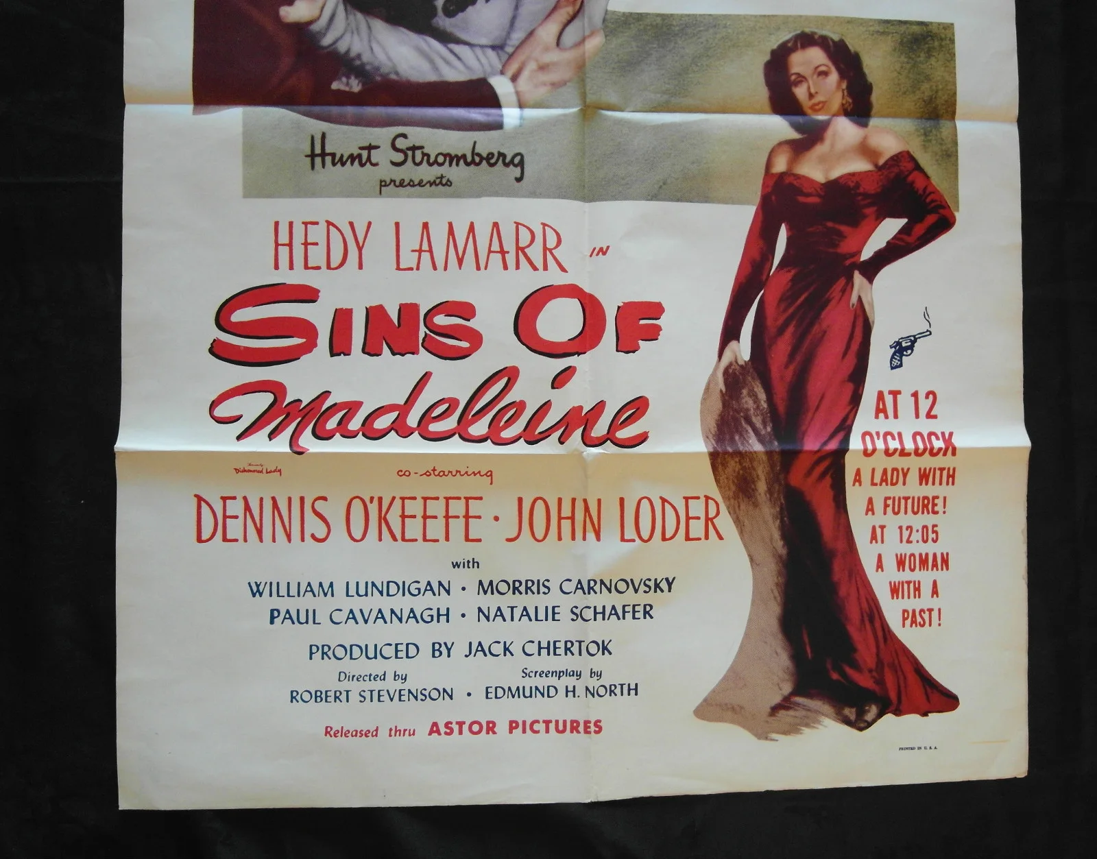 ORIGINAL FILM POSTER 1947 SINS OF MADELEINE HEDY LAMARR, изображение 3