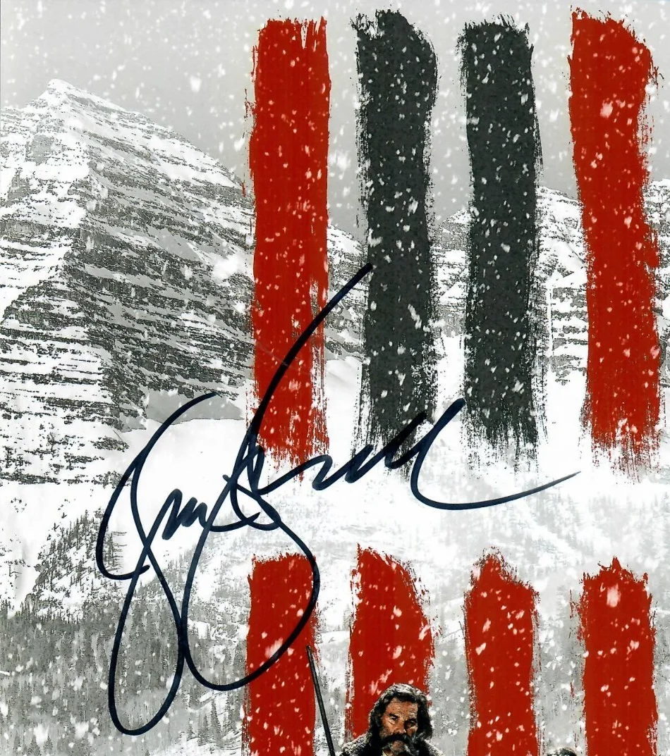 Kurt Russell — Kurt Russell The Hateful Eight As John Ruth Signed 8 x 10 Photo TTM COA, image 2