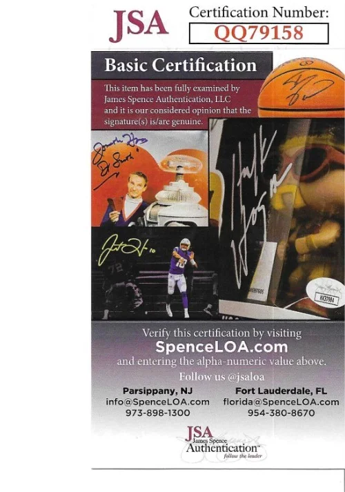 Ben Johnson — Ben Johnson Signed & JSA Certified with COA, image 2