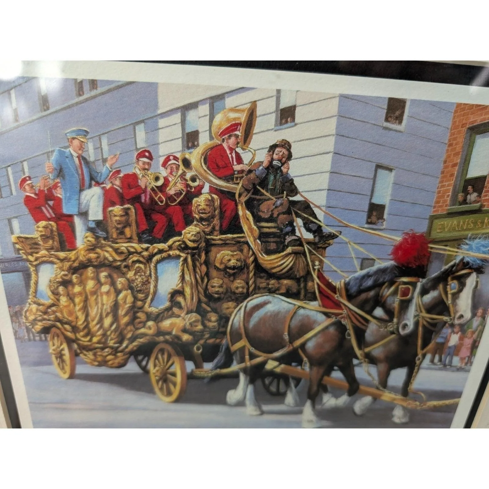 Emmett Kelly The Band Wagon Original Circus Collection Signed Print 3277/5200, изображение 2
