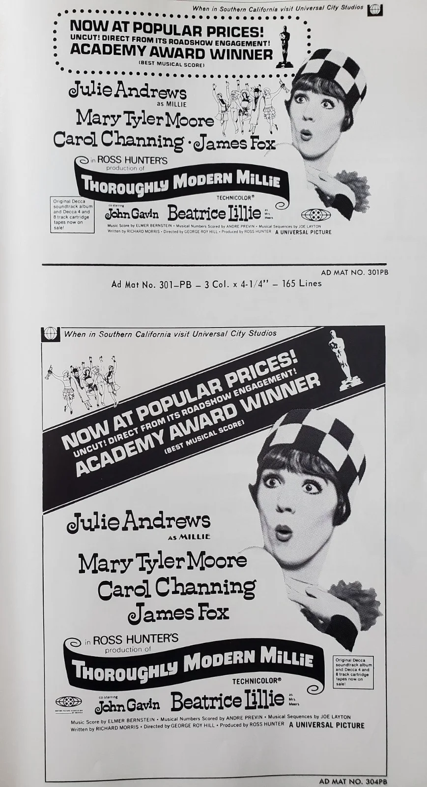 THOROUGHLY MODERN MILLIE - RARE VINTAGE 1967 US PRESSBOOK - JULIE ANDREWS, изображение 4