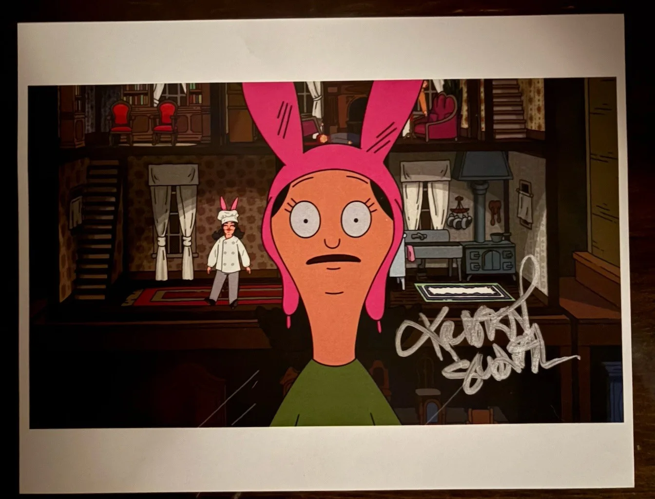 Kristen Schaal — Kristen Schaal Bob's Burgers Louise Belcher 8x10 Photo Signed / Autographed COA