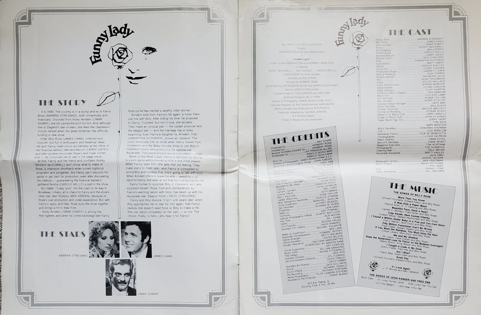 STREISAND - FUNNY LADY - VINTAGE 1975 16 PAGE US PRESSBOOK PLUS 2 AD SUPPLEMENTS, image 4