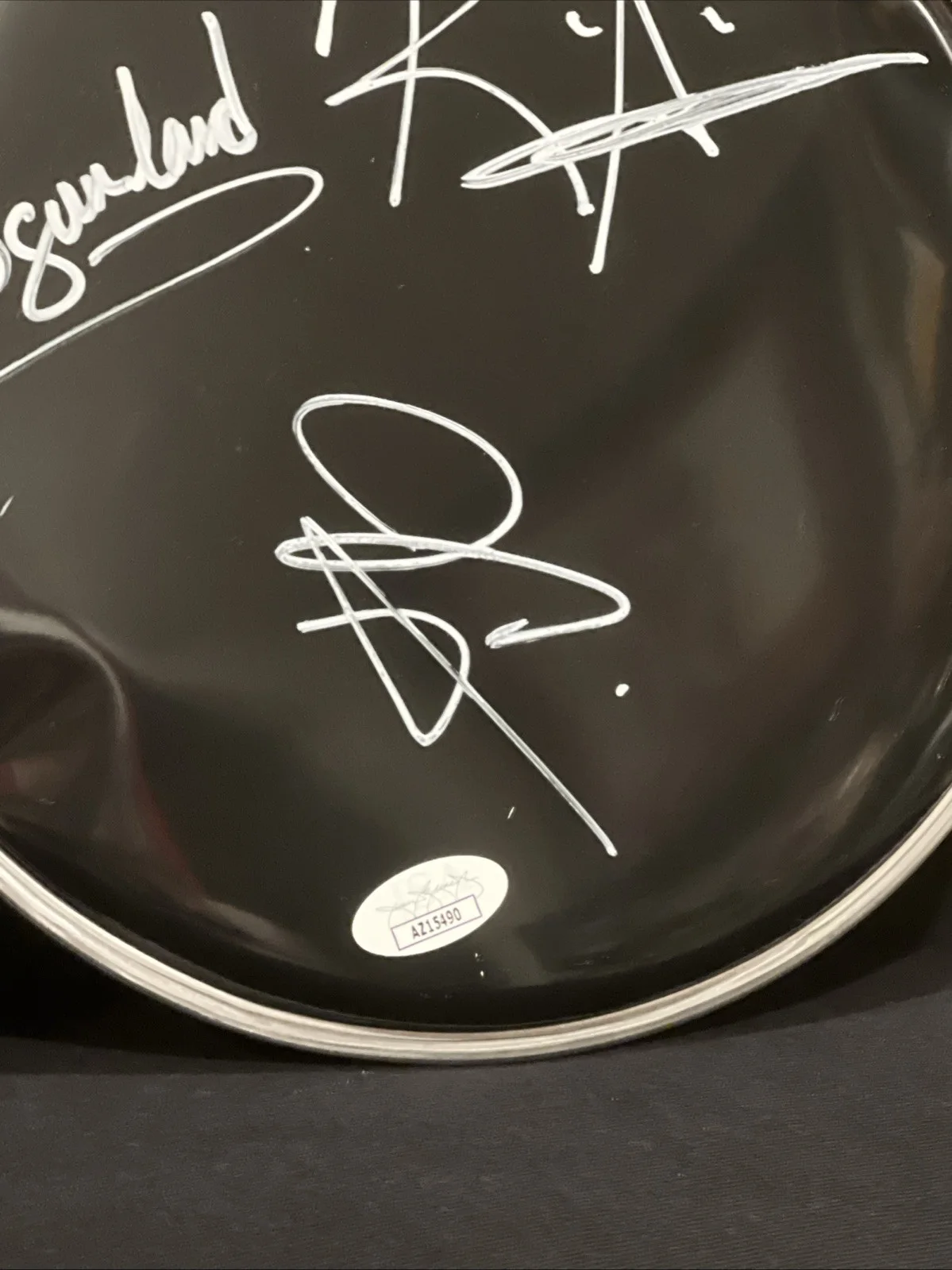Sugarland Signed Autographed Country Drumhead Unique Piece JSA Authentication, image 3