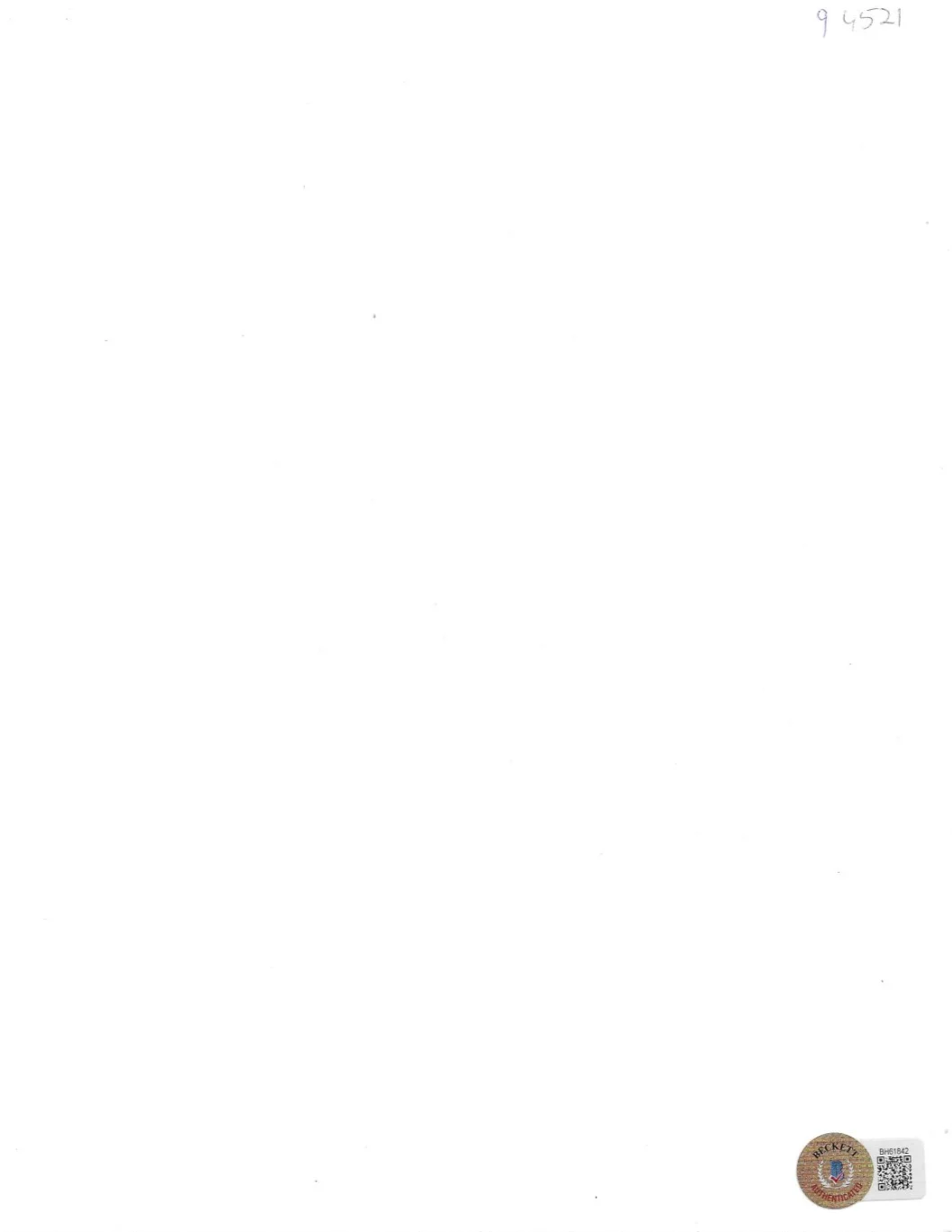 Peter O'Toole — Peter O'toole Signed & Beckett Certified, image 2