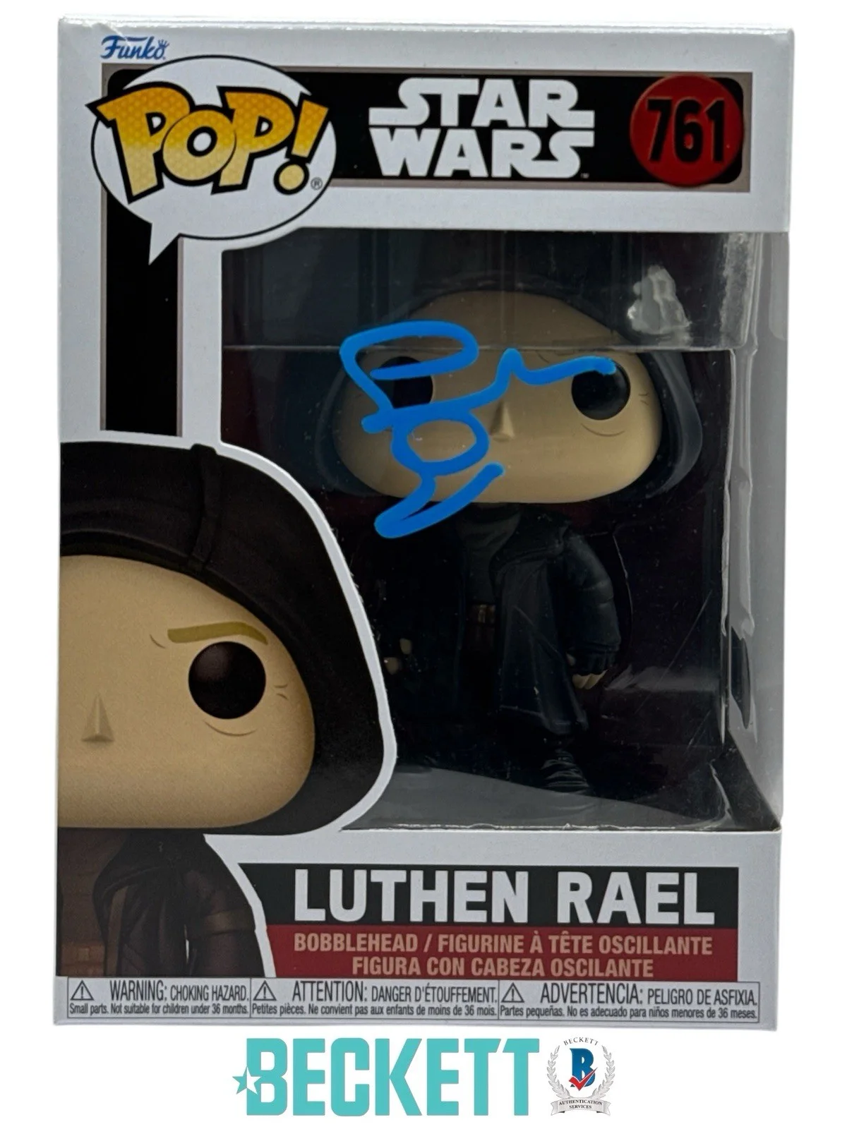 Stellan Skarsgard — Stellan Skarsgard Autograph Signed Star Wars Luthen Rael Funko Pop Beckett COA