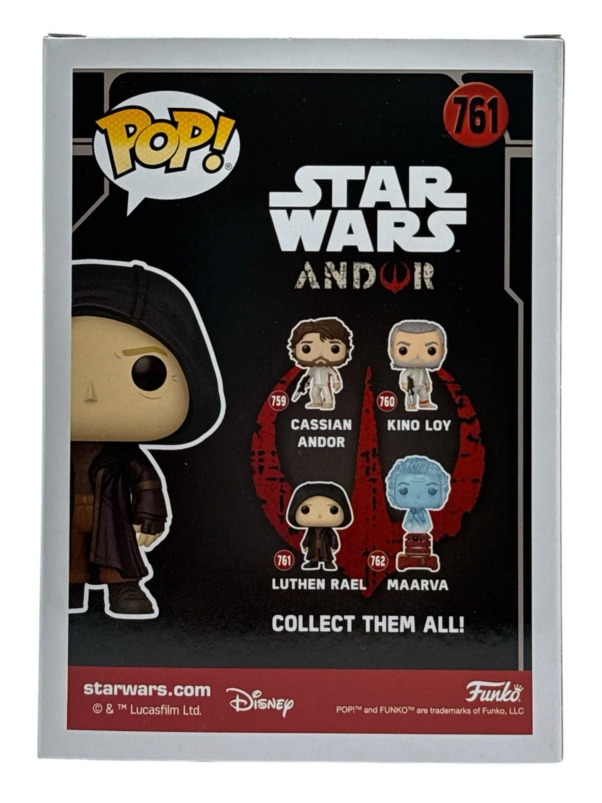 Stellan Skarsgard — Stellan Skarsgard Autograph Signed Star Wars Luthen Rael Funko Pop Beckett COA, изображение 2
