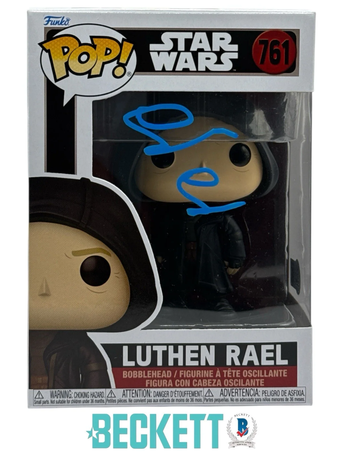 Stellan Skarsgard — Stellan Skarsgard Autograph Signed Star Wars Luthen Rael Funko Pop Beckett COA