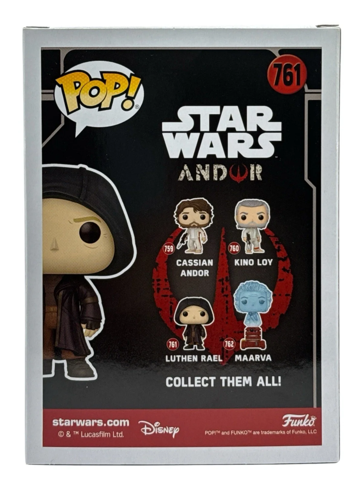 Stellan Skarsgard — Stellan Skarsgard Autograph Signed Star Wars Luthen Rael Funko Pop Beckett COA, изображение 2
