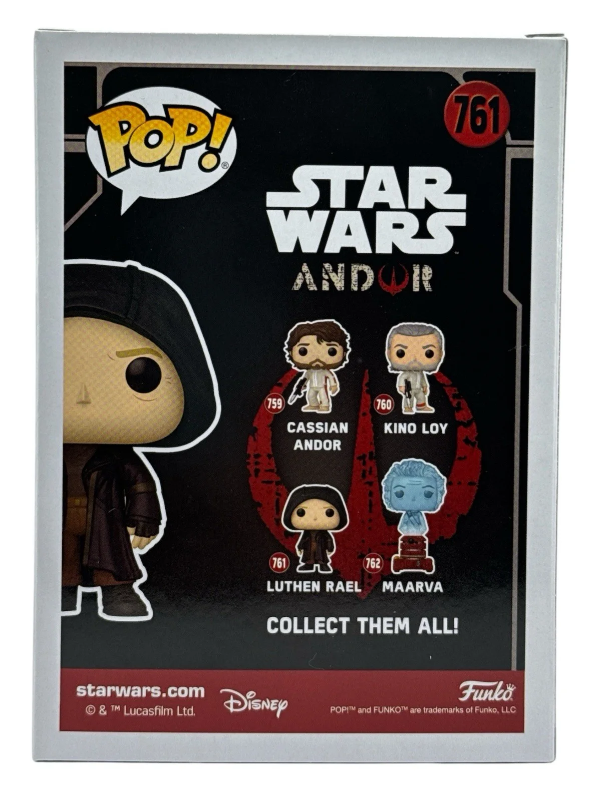 Stellan Skarsgard — Stellan Skarsgard Autograph Signed Star Wars Luthen Rael Funko Pop Beckett COA, изображение 2