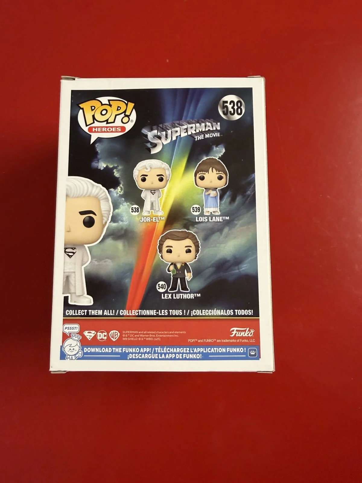 Bradley Cooper — Bradley Cooper Signed Jor El Funko Pop Superman PSA COA David Corenswet, image 4