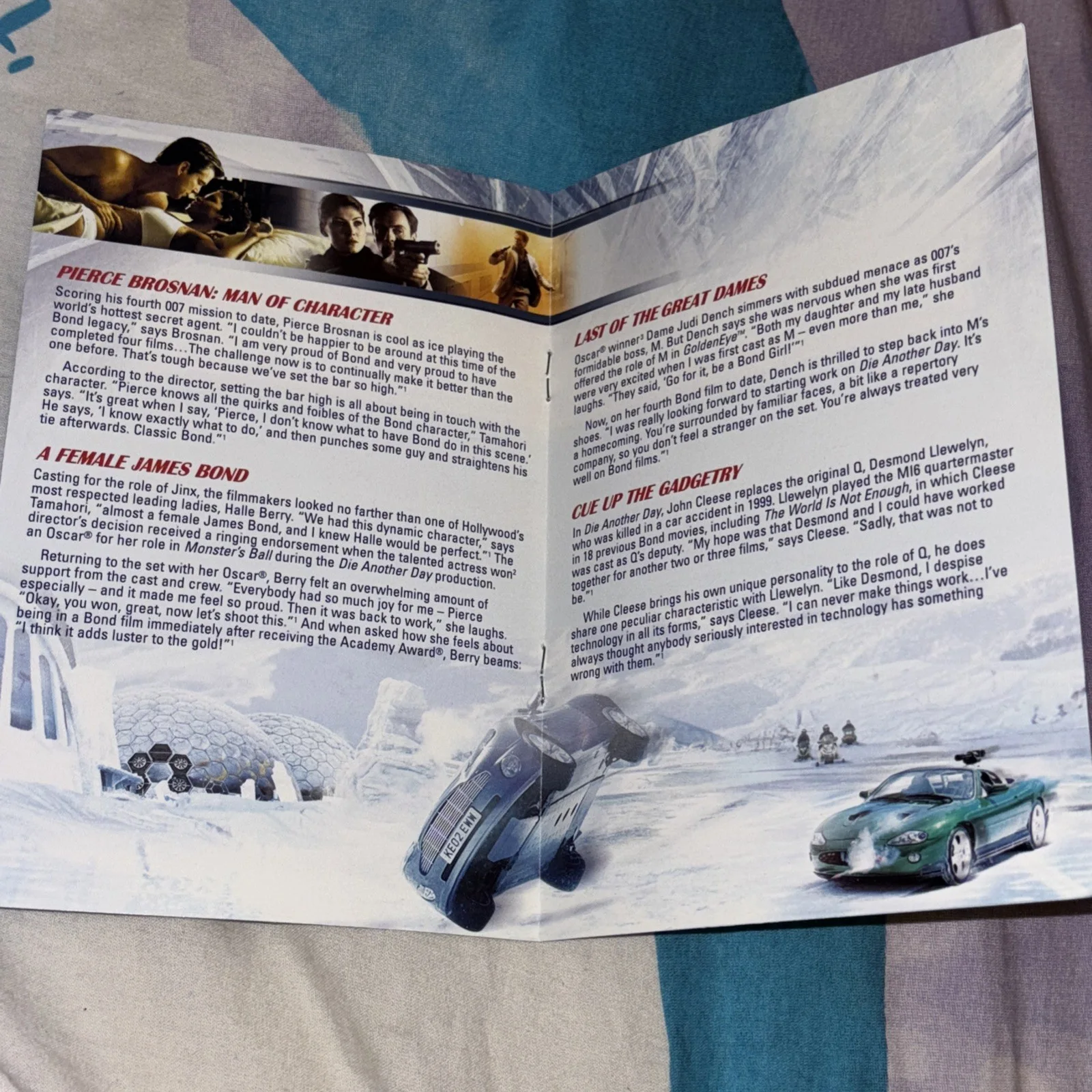 Die another day 007 Booklet DVD prop, image 4