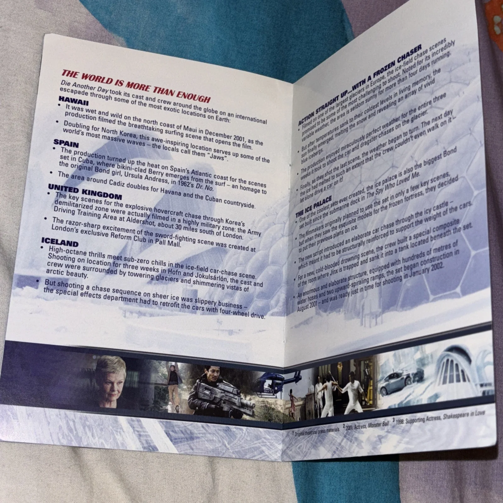 Die another day 007 Booklet DVD prop, image 5