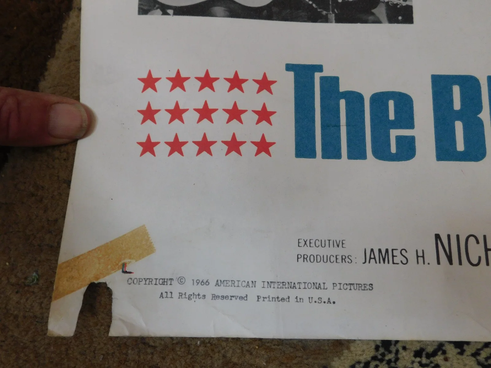 1966 The Big TNT Show Poster ORIG Baez Ray Charles BoDiddly Lovin Spoonful BYRDS, image 5