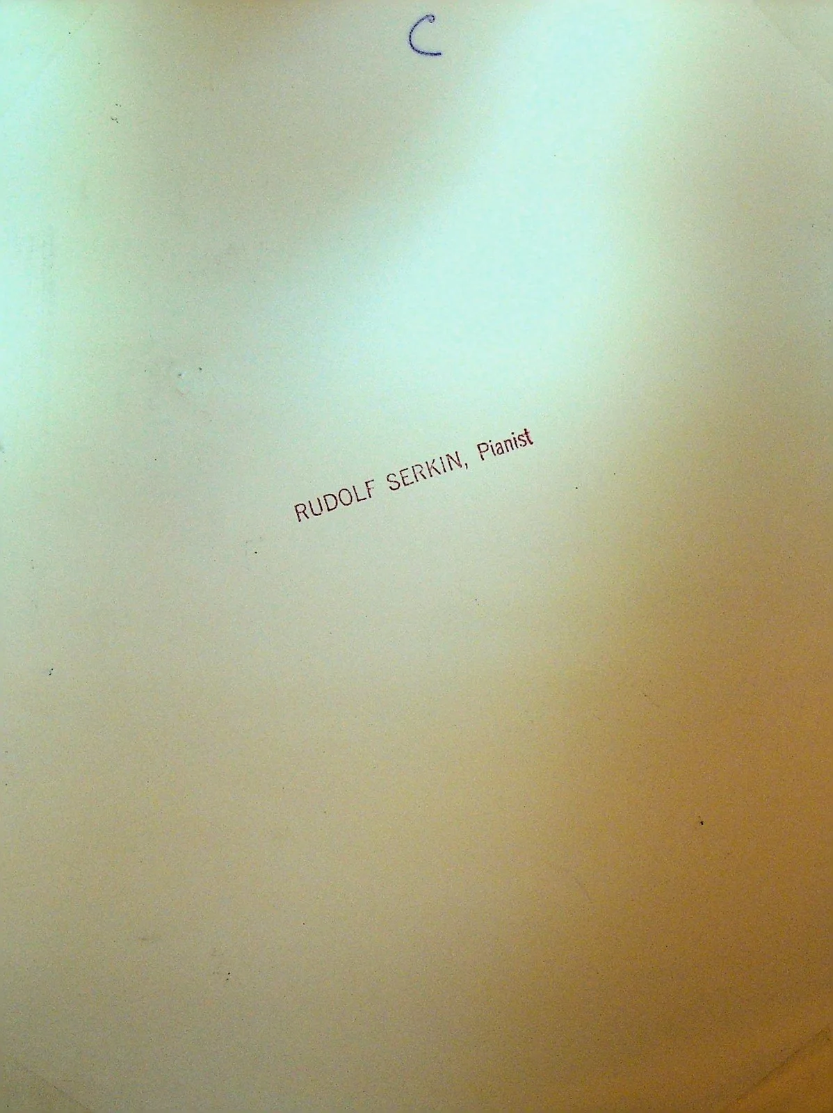 Rudolf Serkin Pianist Autograph Signed Photograph 1960s, изображение 2