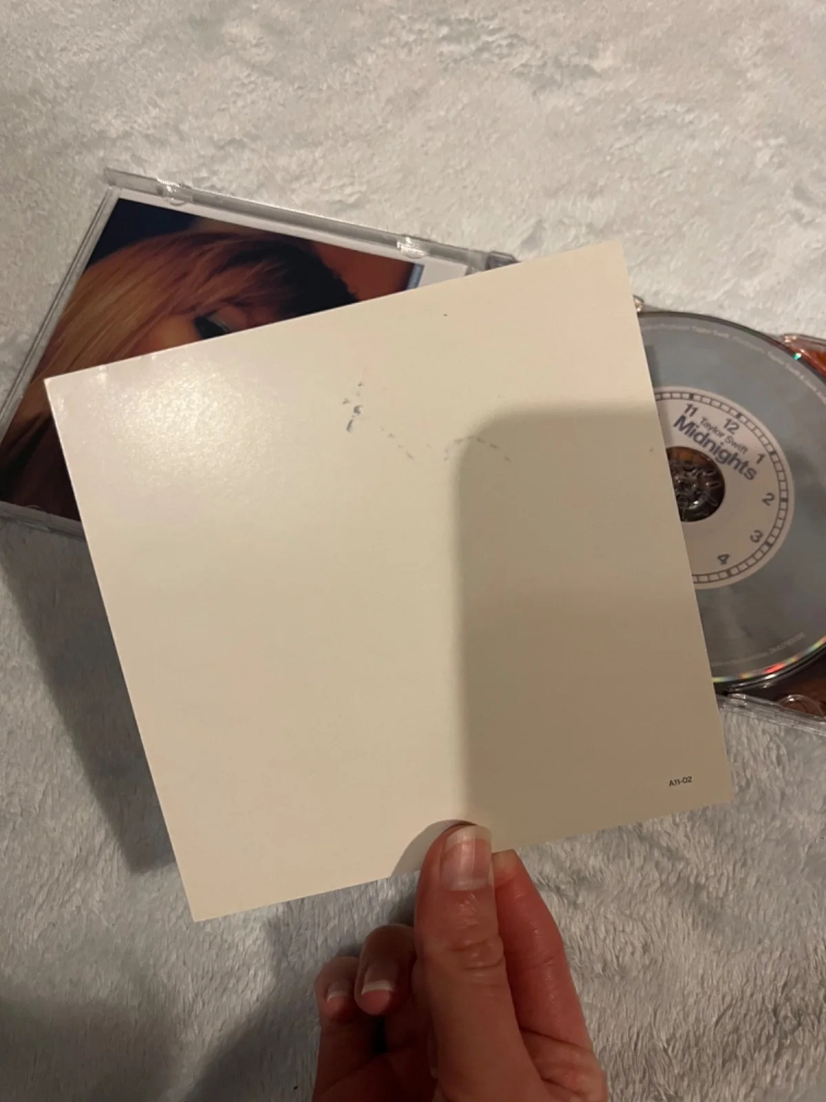 Taylor Swift Signed Moonstone Blue Midnights CD with Heart, image 4