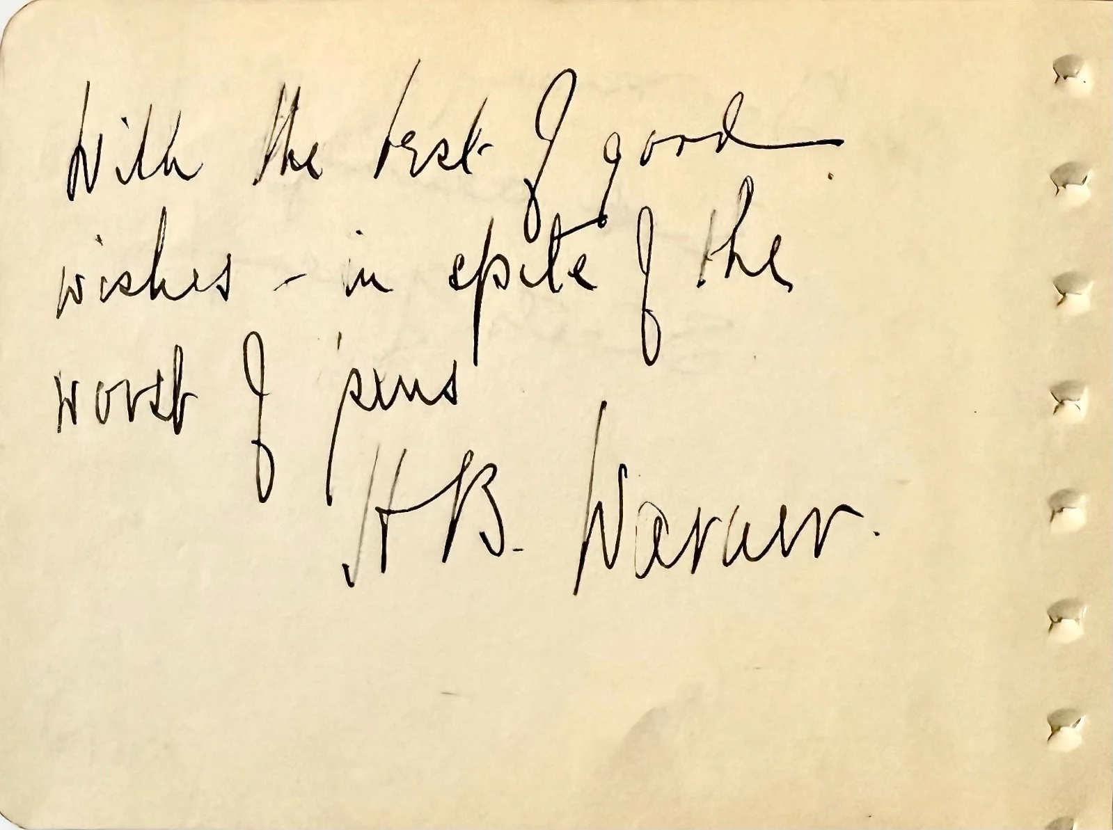 H.B. Warner, Skeets Gallagher — H.B. WARNER & SKEETS GALLAGHER Dual Signed Autographed ALBUM PAGE LOST HORIZON, изображение 3