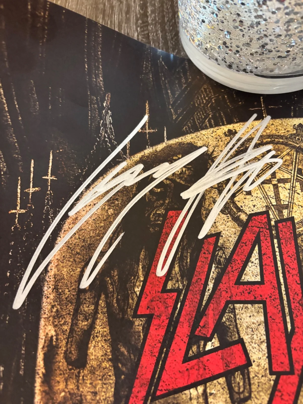 SLAYER SIGNED AUTOGRAPHED 11X17 JAPAN TOUR POSTER X4 TOM ARAYA KERRY KING /150, изображение 3