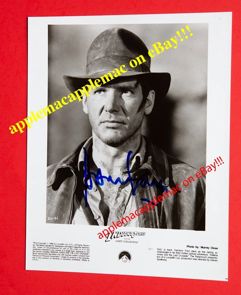 Harrison Ford — Harrison Ford SIGNED 8x10 PHOTO - Indiana Jones - IN PERSON