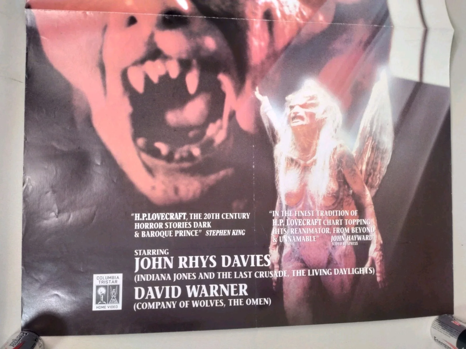 1988 HP Lovecraft The Unnamable Horror Movie Poster 23.25" X 16.5", изображение 4