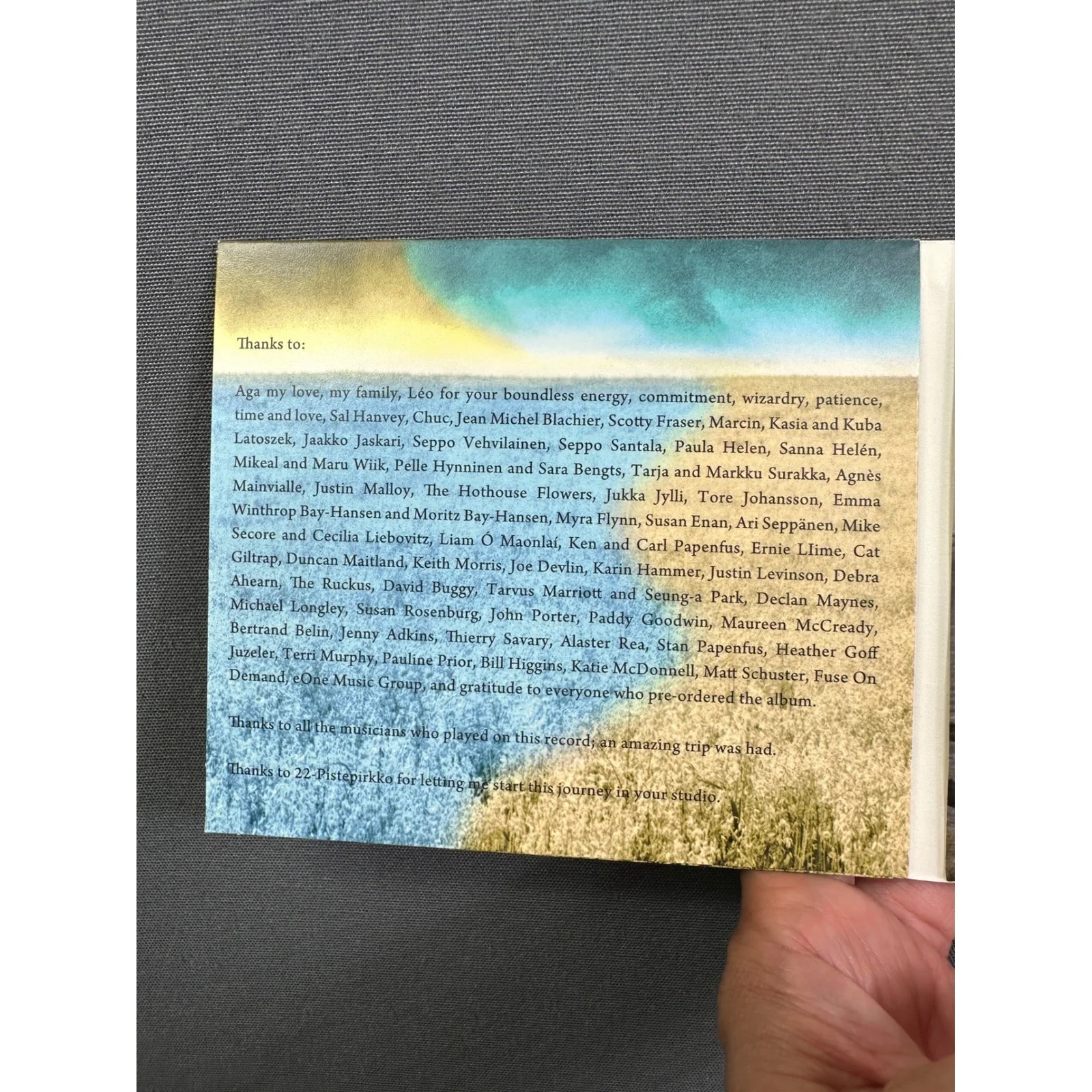 Steafan Hanvey Nuclear Family CD Signed Autographed 2013Folk Rock Liam O Maonlai, изображение 3