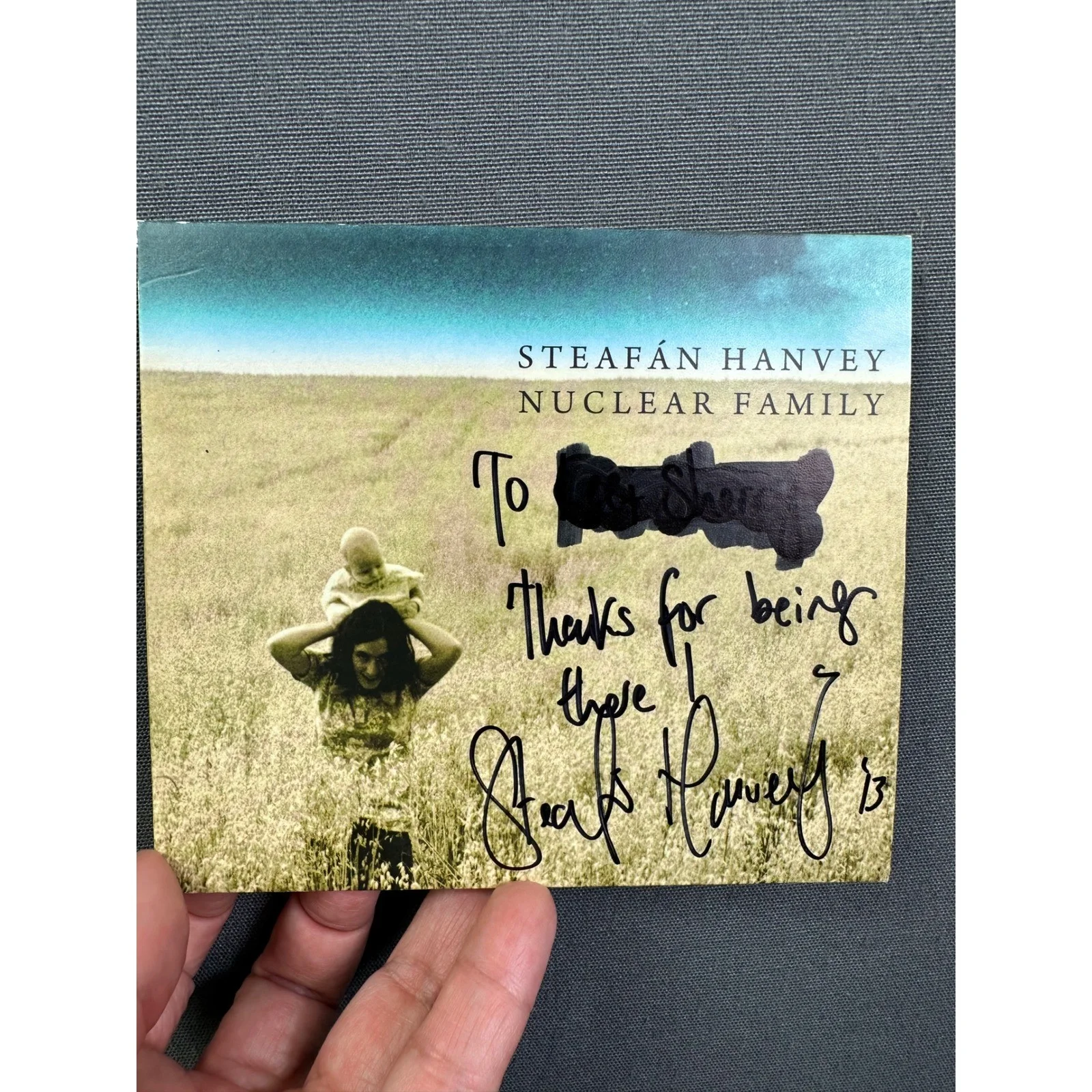 Steafan Hanvey Nuclear Family CD Signed Autographed 2013Folk Rock Liam O Maonlai, изображение 5