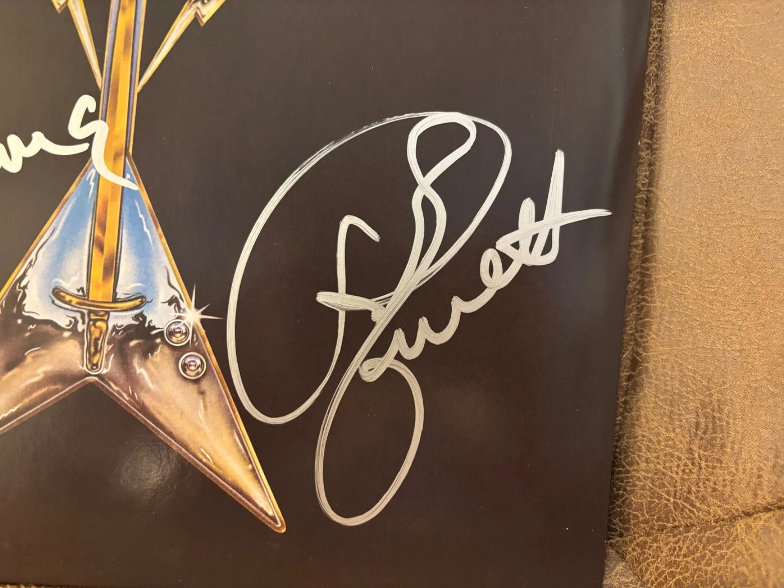 TRIUMPH SIGNED AUTOGRAPHED ALLIED FORCES LP VINYL X2 RIK & GIL RARE PROOF (2), изображение 3
