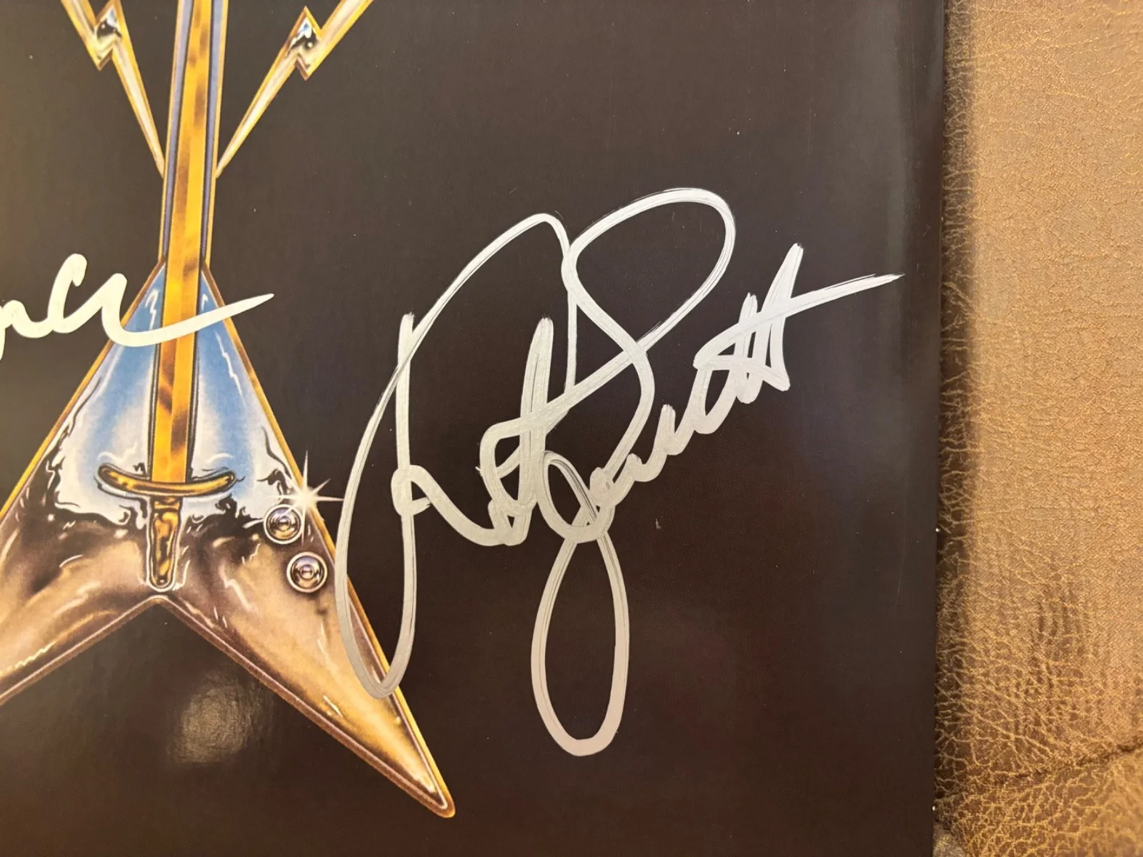 TRIUMPH SIGNED AUTOGRAPHED ALLIED FORCES LP VINYL X2 RIK & GIL RARE PROOF 2026, изображение 3