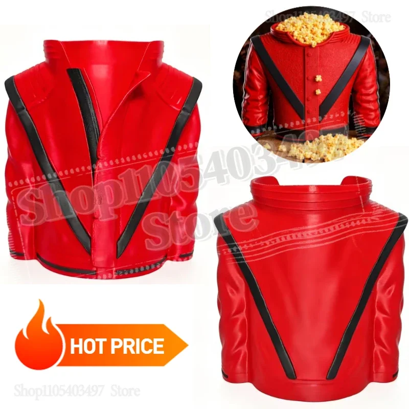 Michael Jackson - Iconic Red Jacket Popcorn Bucket Collectible Snack Bowl - UK, image 2