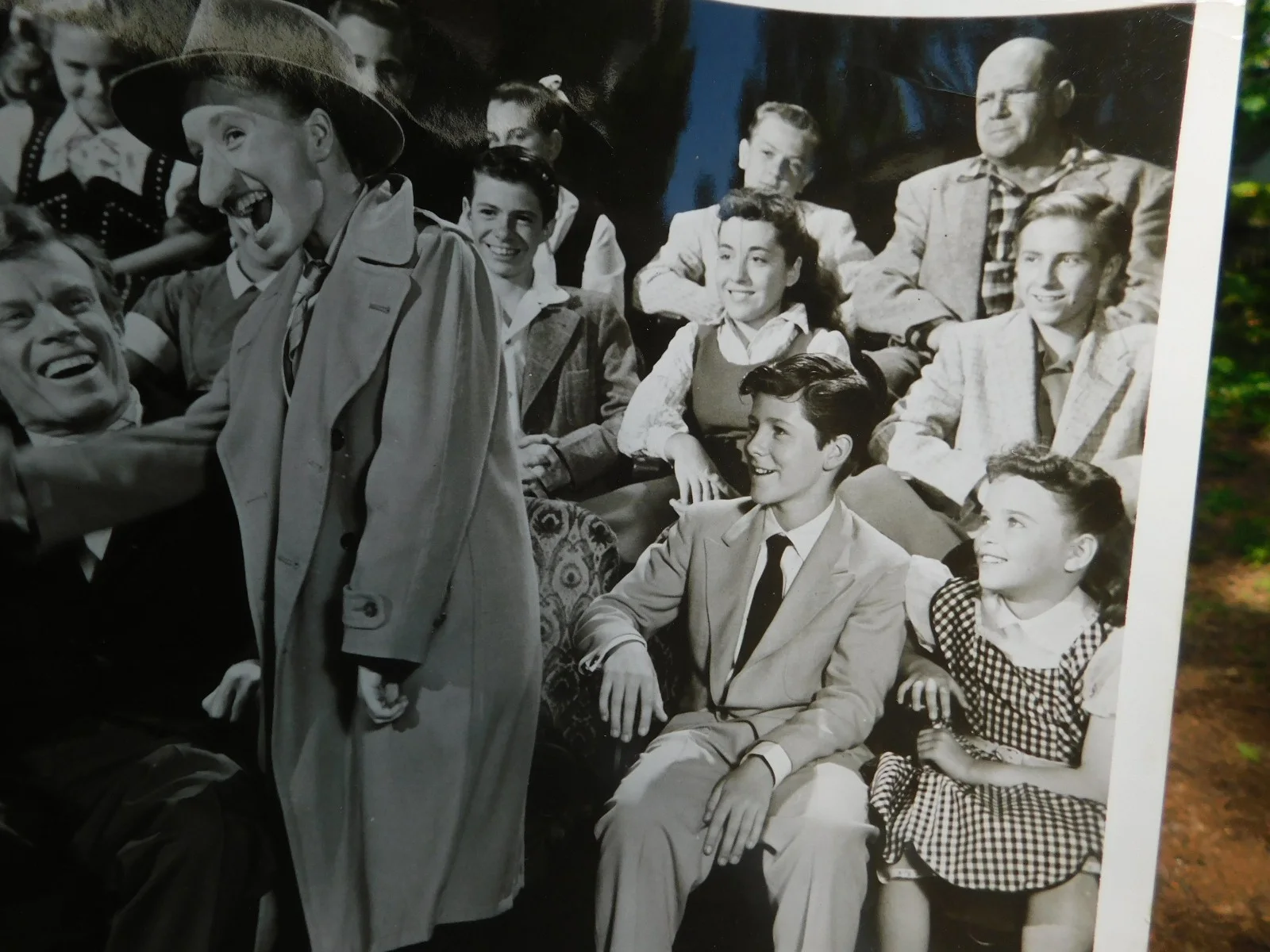 8 x 10 B&W Walt Disney Mickey Mouse Club Jimmy Durante Photo *RARE One of a Kind, изображение 3