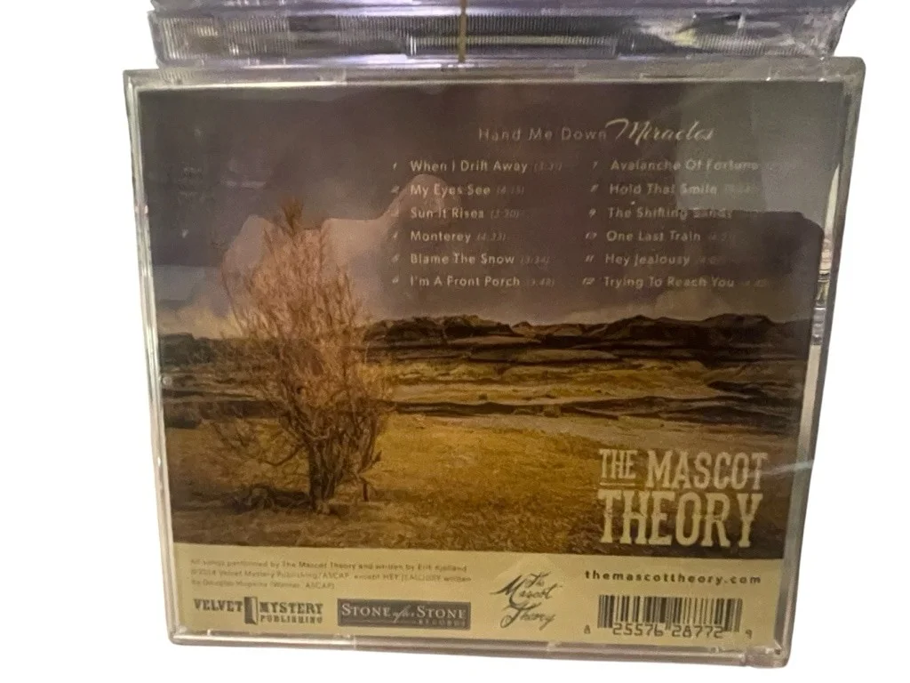 Autographed signed The Mascot Theory Hand Me Down Miracles CD, image 2