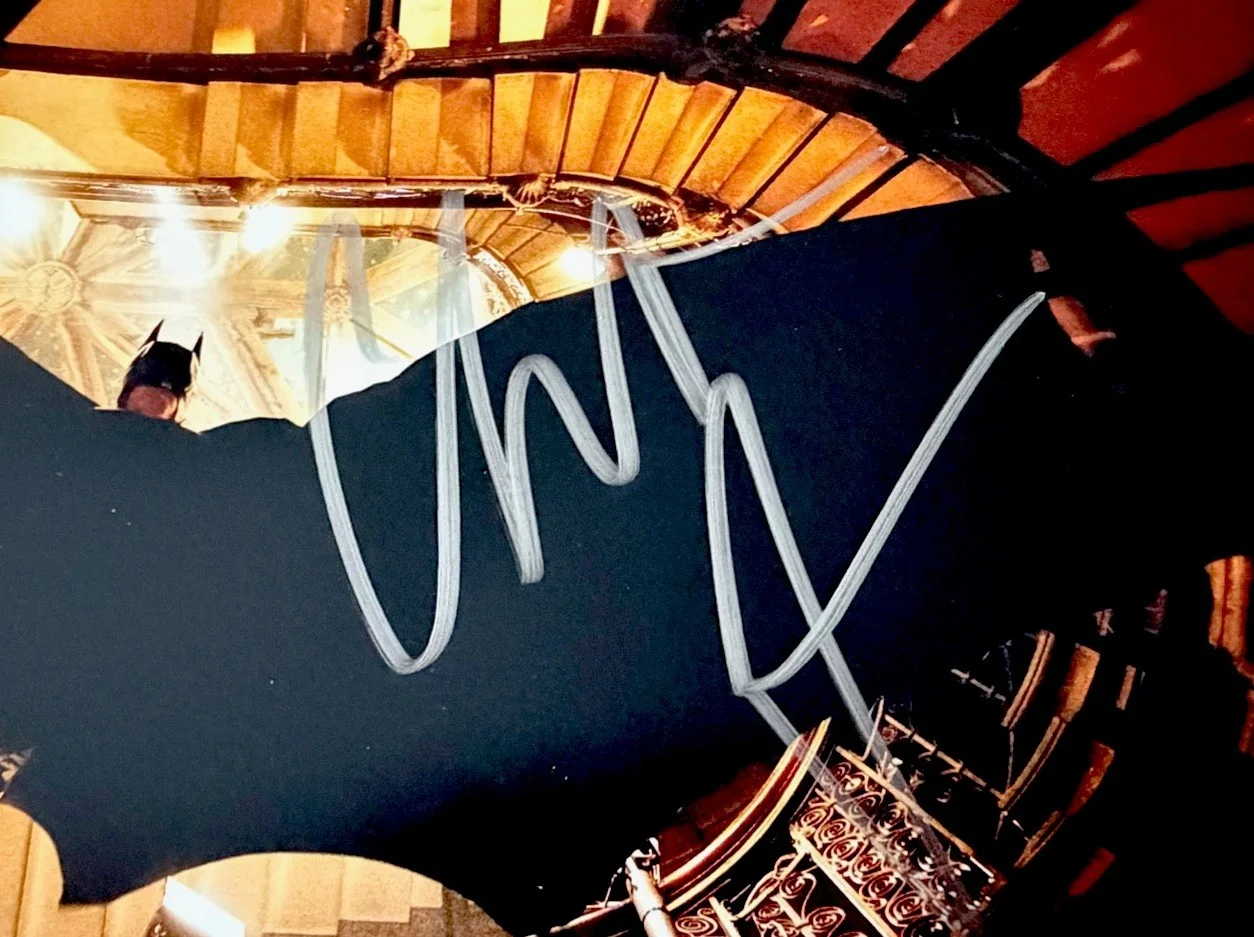 CHRISTIAN BALE BATMAN SIGNED AUTOGRAPH 8X12 PHOTO AUTHENTIC RARE F, изображение 2