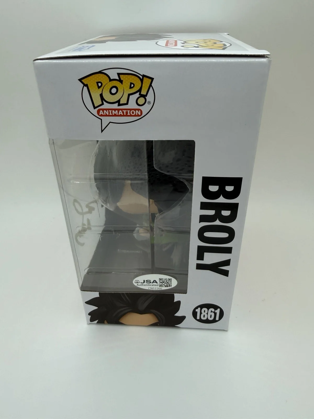 JOHNNY YONG BOSCH SIGNED BROLY FUNKO POP ‘DRAGON BALL SUPER’ +CN INSC. JSA COA, image 3