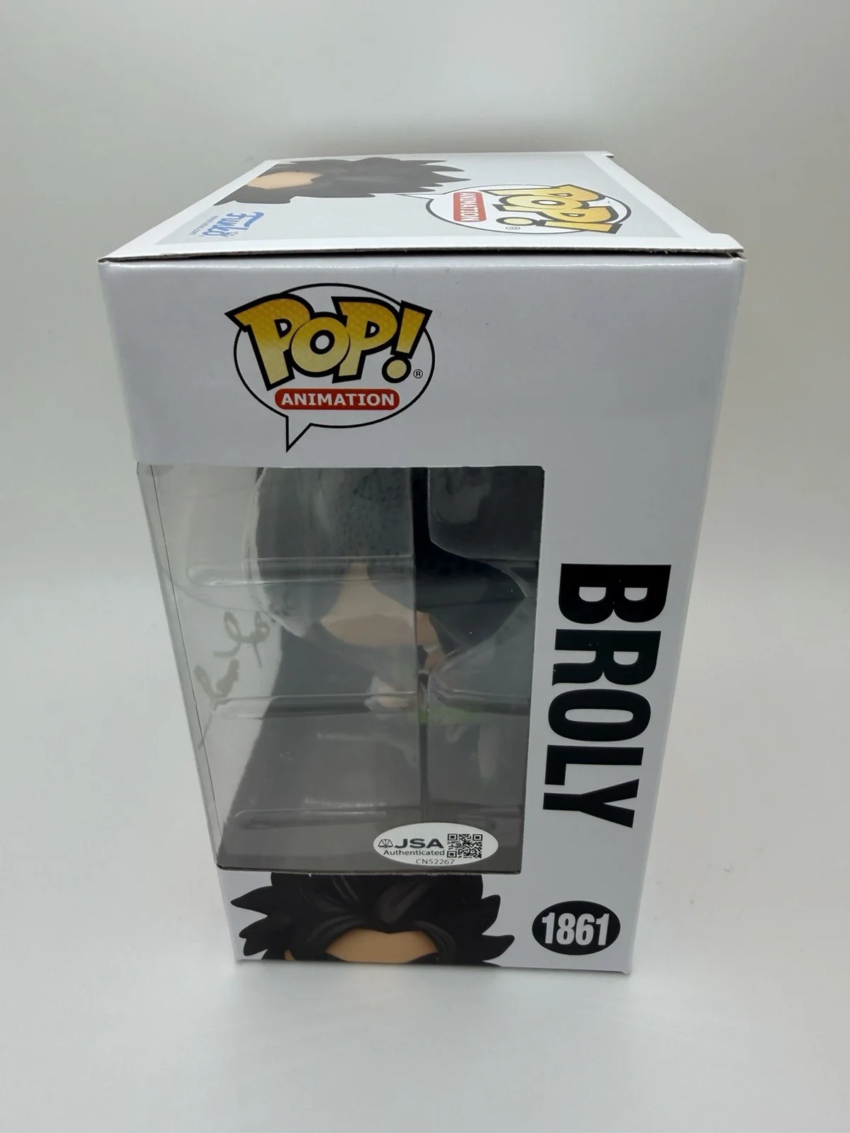 JOHNNY YONG BOSCH SIGNED BROLY FUNKO POP ‘DRAGON BALL SUPER’ +CN INSC. JSA COA, изображение 3