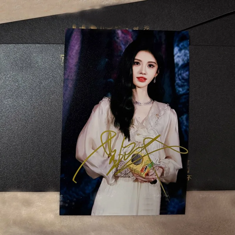 New Ju Jingyi Autograph Signed Photos Cards, image 4