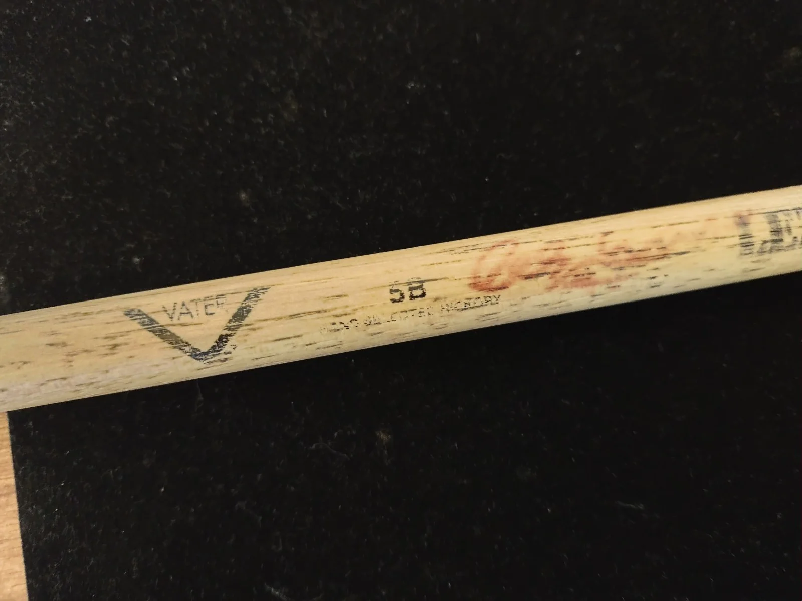 Signed Lez Warner ( The Cult & others) Used Drumstick, '' To Jeff'' , VGC, image 5