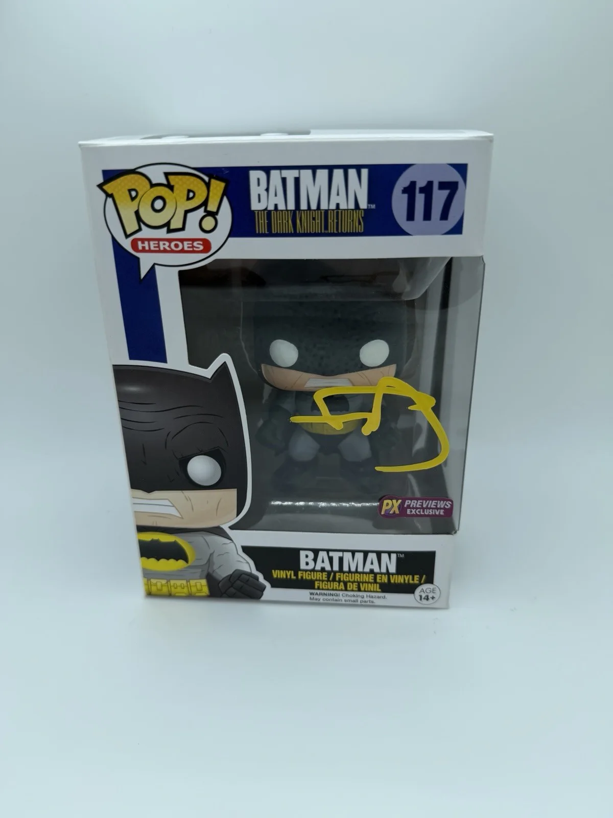 FRANK MILLER SIGNED BATMAN FUNKO POP ‘THE DARK KNIGHT RETURNS’ JSA COA WS, image 2