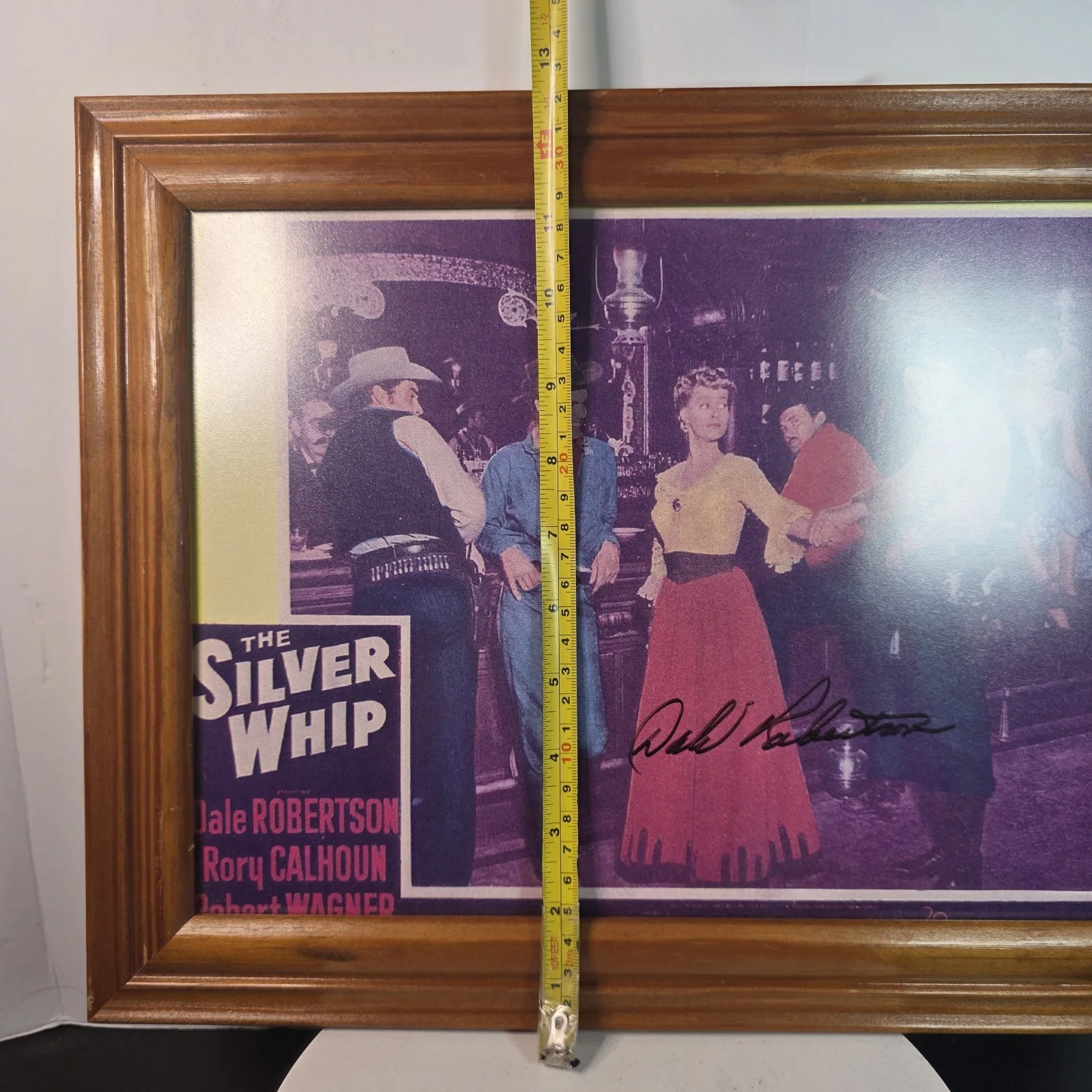 Dale Robertson — Dale Robertson Actor Signed Autograph 11x14 Photo The Silver Whip, image 5