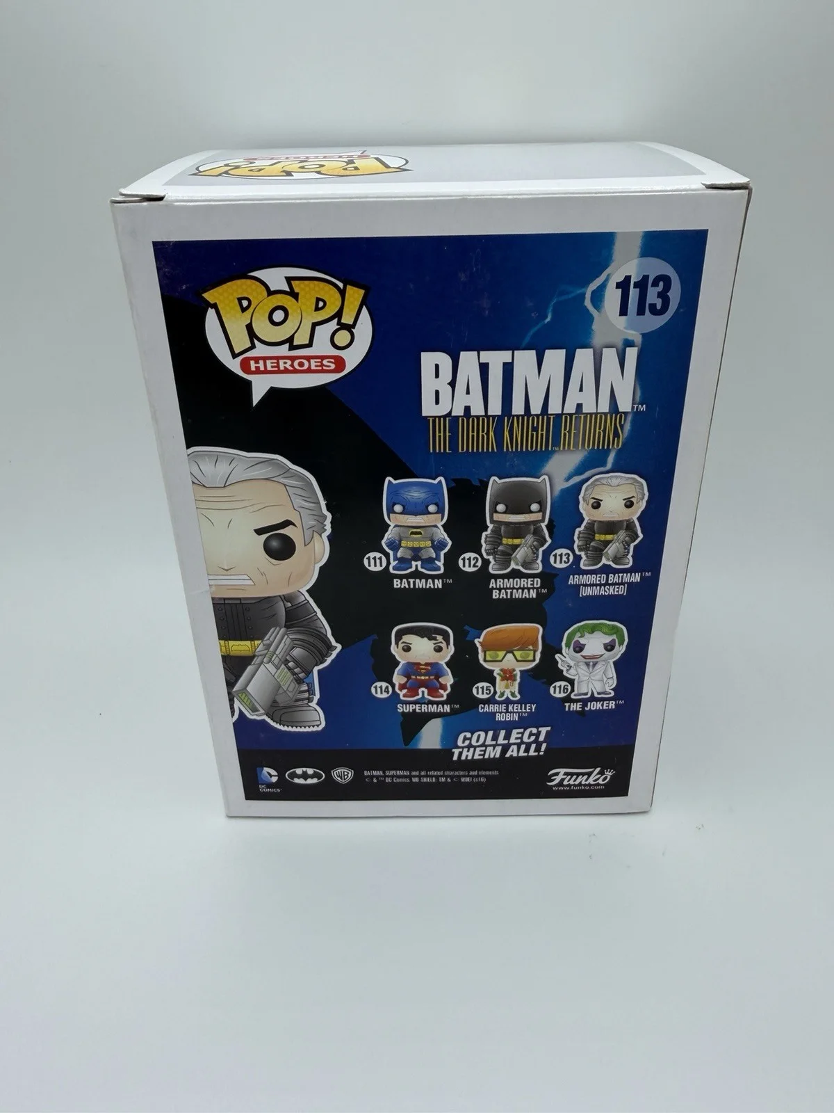 FRANK MILLER SIGNED BATMAN FUNKO POP ‘THE DARK KNIGHT RETURNS’ JSA COA, image 4